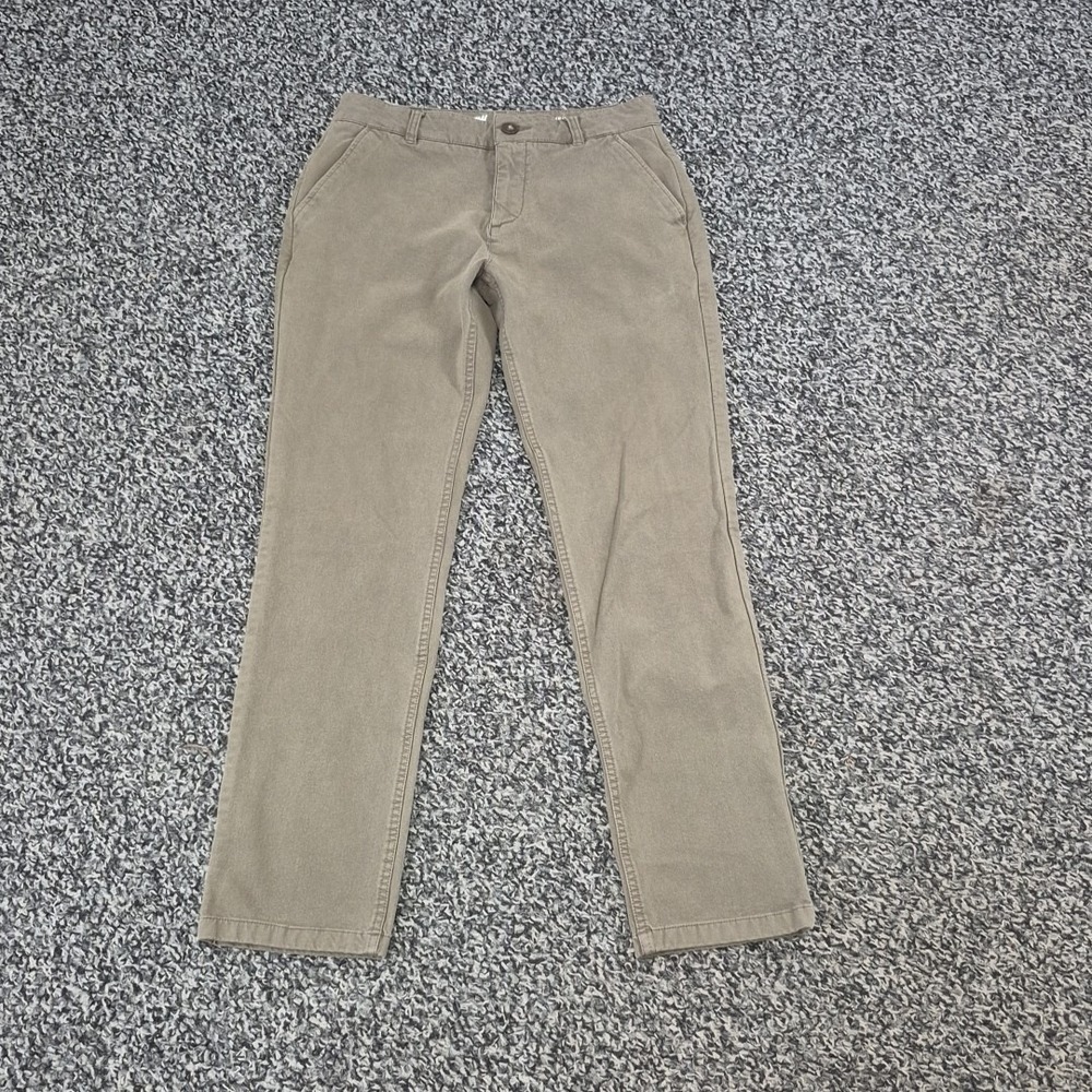 Mugsy Jeans Olives Army Green Pants Classic Chino Mens 31x32